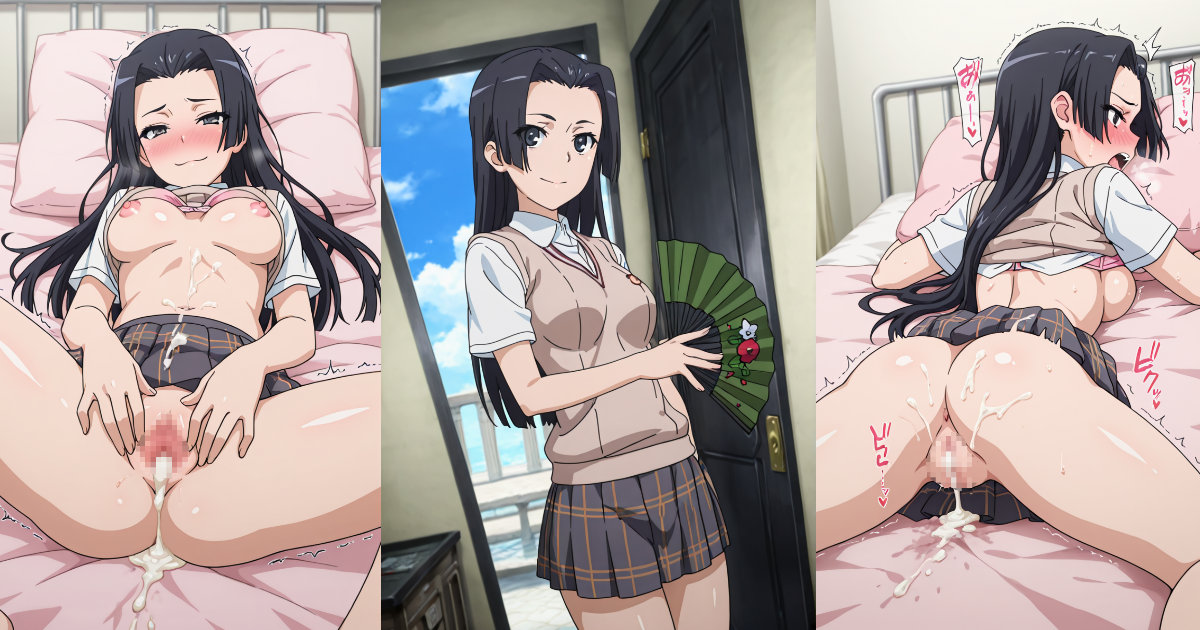 レールガンの婚后光子と常盤台制服でいちゃらぶH