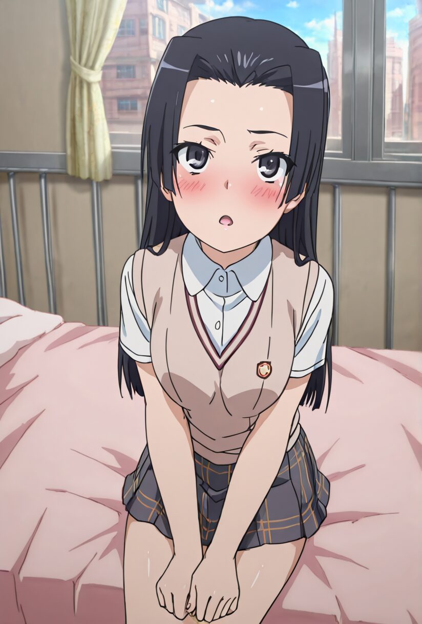 常盤台の制服姿の婚后光子