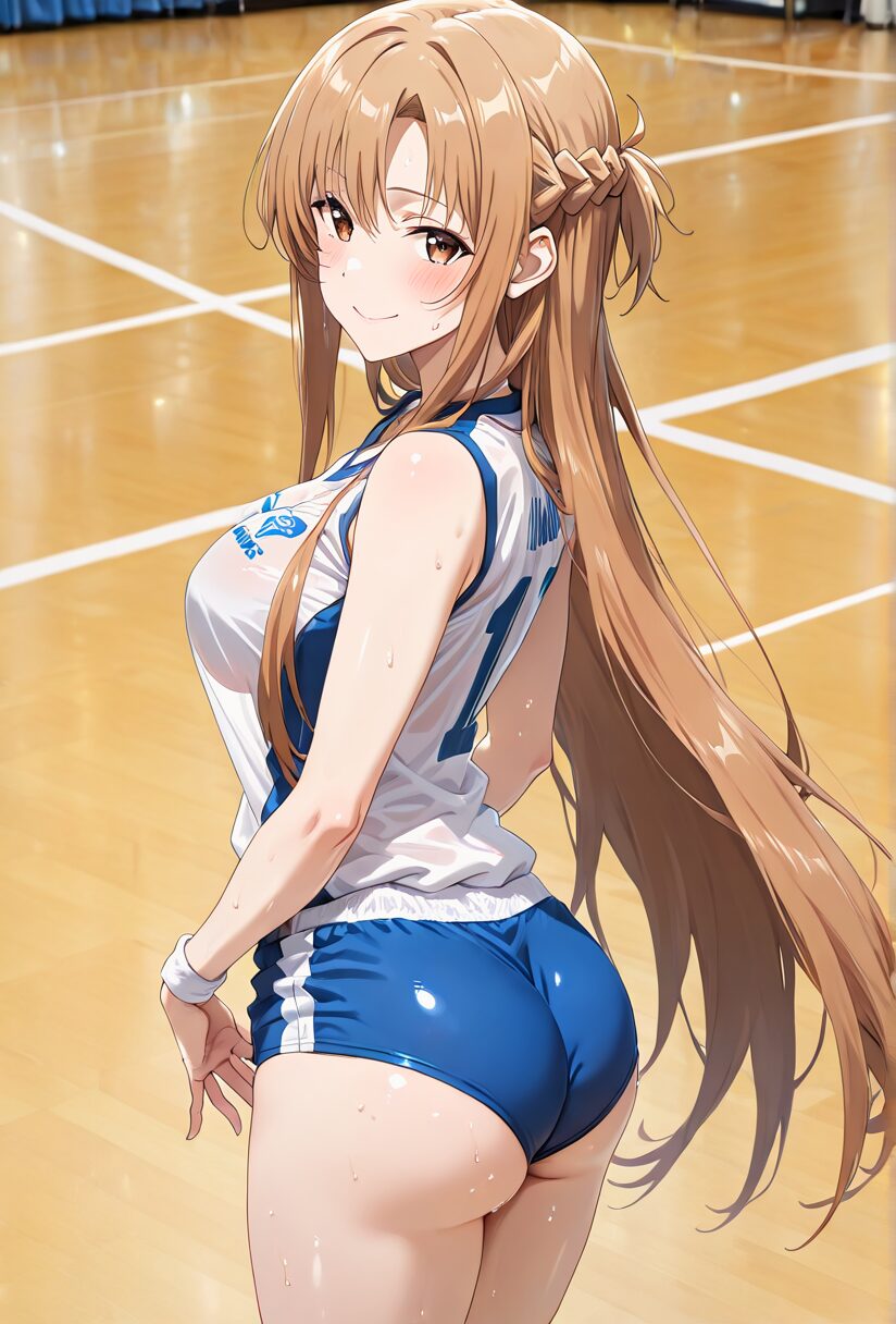 saoアスナのバレーボールユニフォームコス。