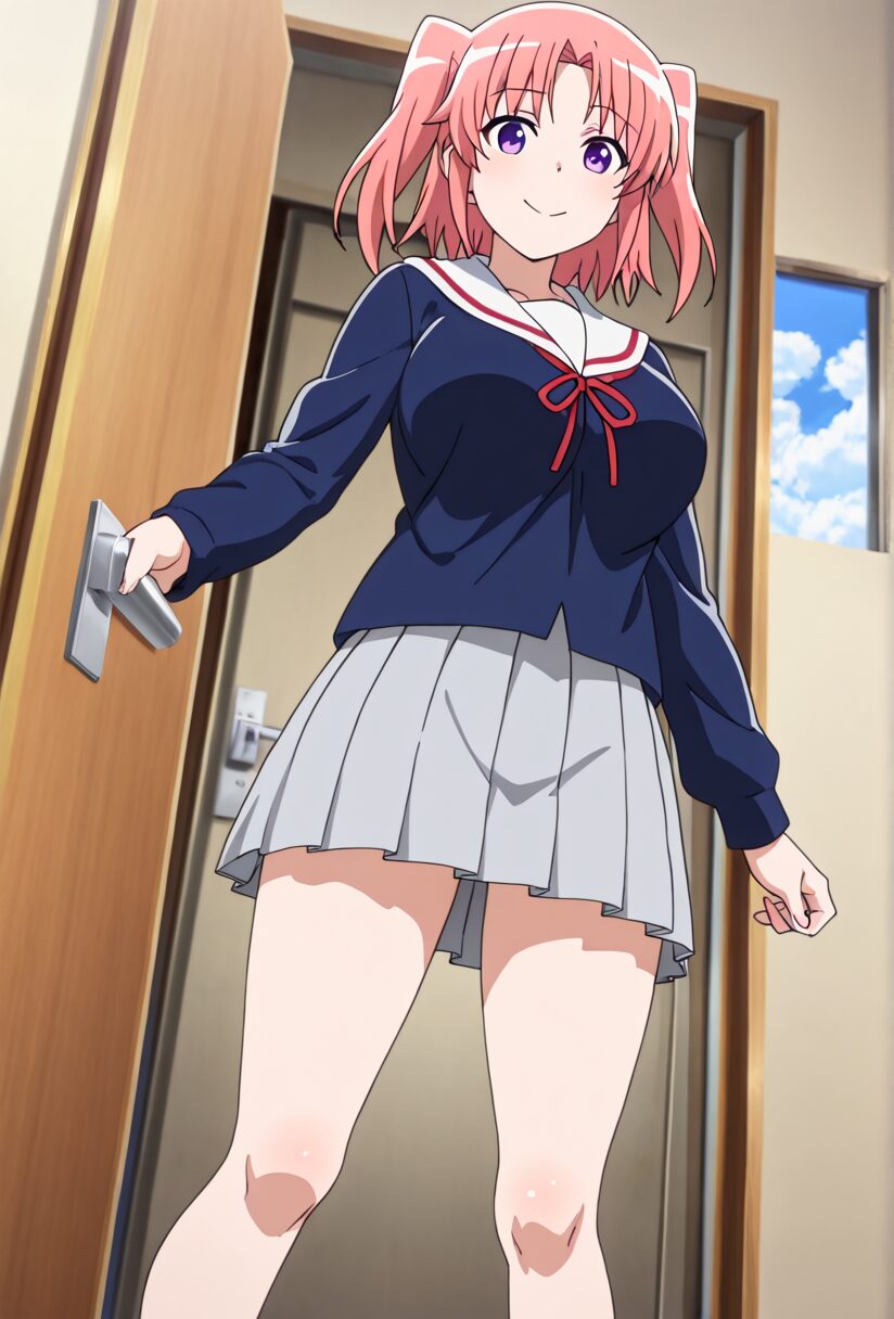 未確認で進行形の夜ノ森小紅と制服Ｈ