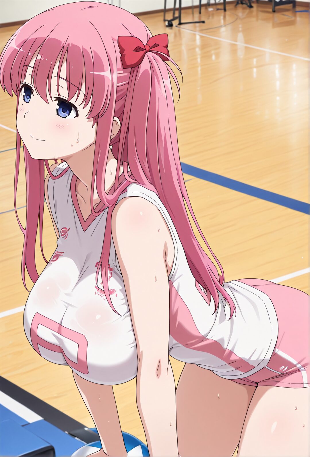 咲ののどかのバレーボールユニフォーム姿