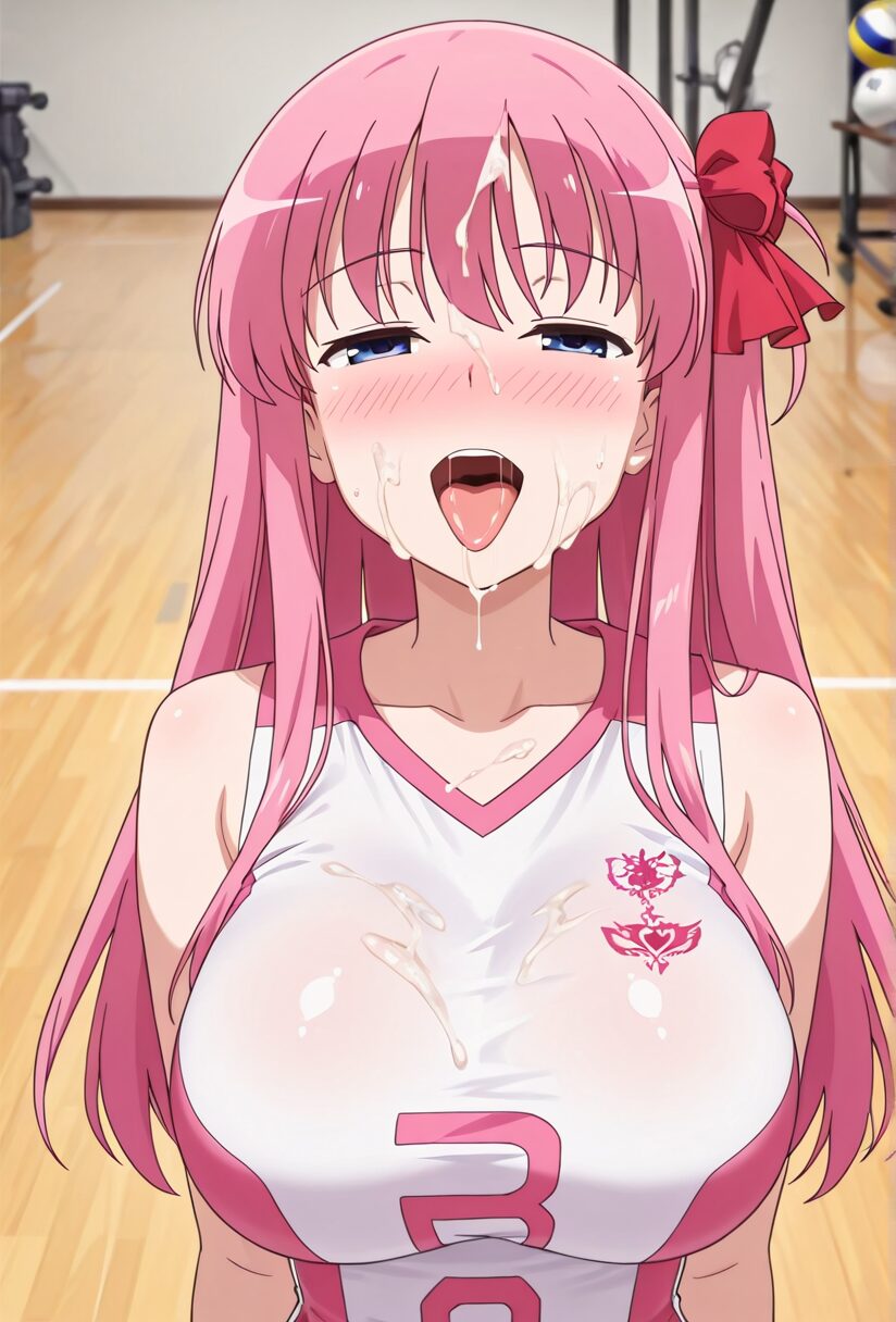 咲ののどかが精液を飲み込む