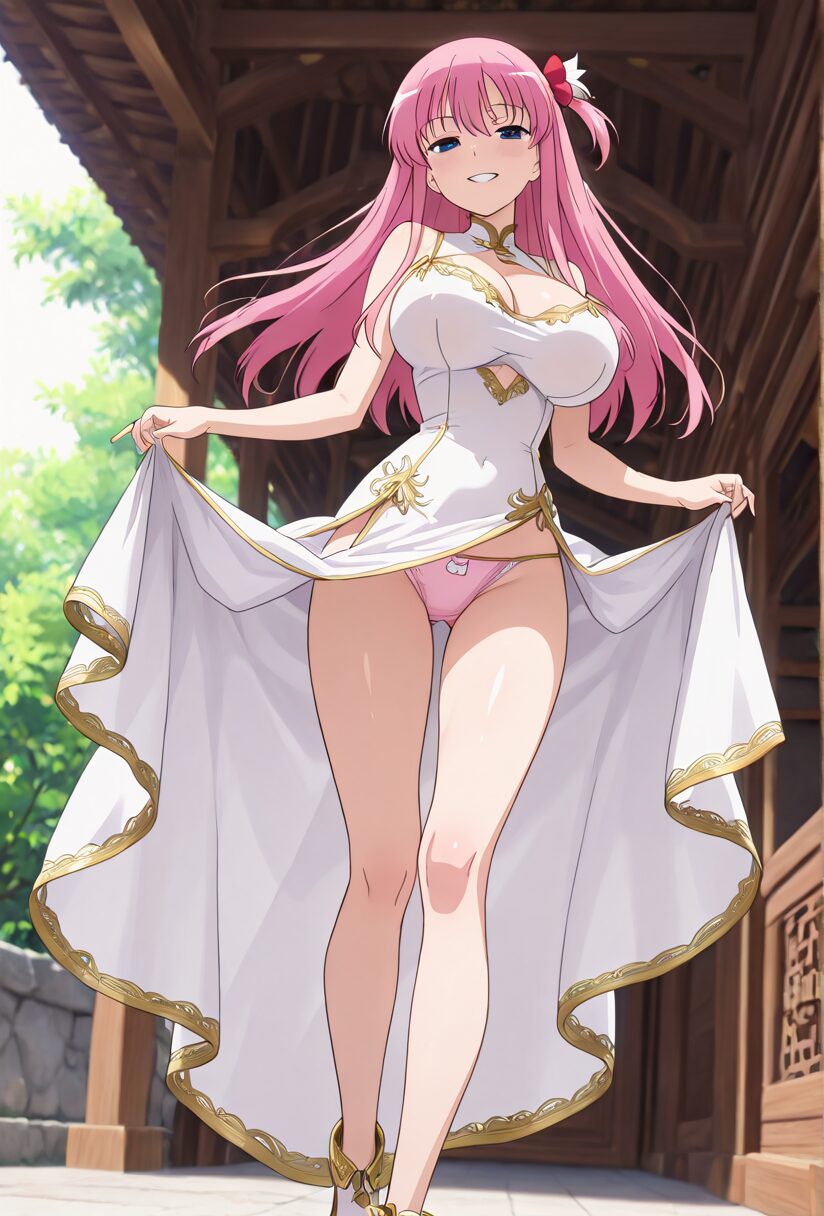 咲ののどかのチャイナドレスコス