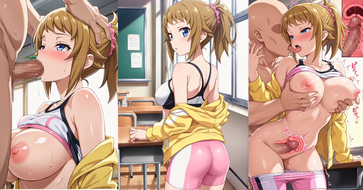 ガンダムビルドファイターズ３のフミナのスパッツセックス