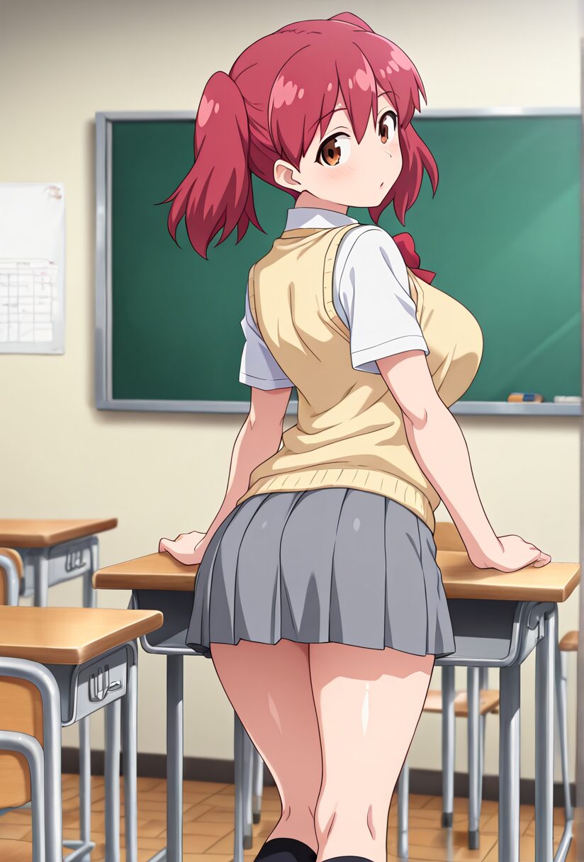 ケロロ軍曹の夏美の制服のおしり