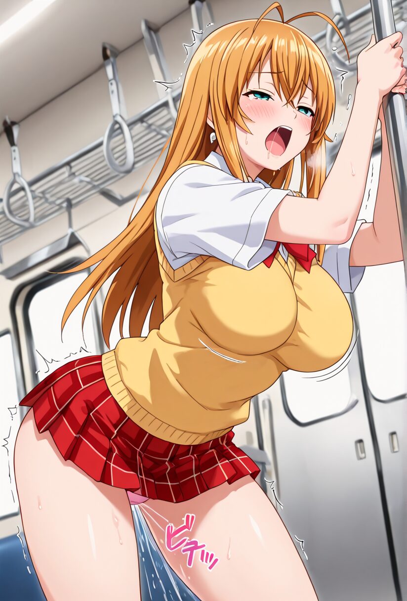 一騎当千の孫策の痴漢エロ画像集。絶頂して潮を吹く